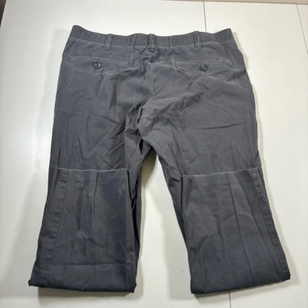 Under Armour Chino Pants 38x28 Gray Straight Stretch Metal Hook (Tag 40x30) - Picture 7 of 11